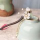 Ebony Flower Blessing Hairpin