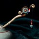 Tibetan Turquoise Agate Protection Hairpin