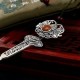 Red Agate Peony Flower Confidence Hairpin Red Agate Peony Flower Confidence Hairpin