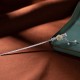 925 Silver Hetian White Jade Flower Hairpin 925 Silver Hetian White Jade Flower Hairpin