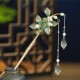 Flower Leaf Pearl Peace Tassel Hairpin