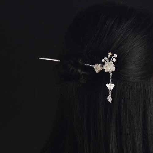 Plum Blossom Butterfly Freedom Tassel Hairpin Plum Blossom Butterfly Freedom Tassel Hairpin