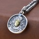 925 Sterling Silver Green Tara Dorje Vajra Necklace 925 Sterling Silver Green Tara Dorje Vajra Necklace
