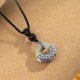 925 Silver Hetian Jade Prosperity Peace Necklace 925 Silver Hetian Jade Prosperity Peace Necklace