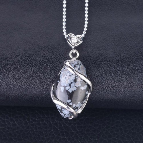 Marquise Crystal Stone Charm Necklace Pendant Marquise Crystal Stone Charm Necklace Pendant