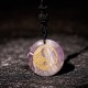 Amethyst Tiger Eye Green Aventurine Yin Yang Necklace Amethyst Tiger Eye Green Aventurine Yin Yang Necklace