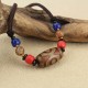 Tibetan Nine-Eye Dzi Bead Protection Necklace Tibetan Nine-Eye Dzi Bead Protection Necklace