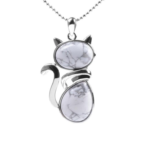 Cat Pattern Crystal Protection Necklace Pendant Cat Pattern Crystal Protection Necklace Pendant