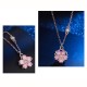 Cherry Blossom Rotatable Protection Necklace Pendant Cherry Blossom Rotatable Protection Necklace Pendant