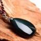 Gold Sheen Obsidian Water Drop Necklace Gold Sheen Obsidian Water Drop Necklace