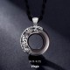 Zodiac Ice Obsidian Blessing Round Necklace Zodiac Ice Obsidian Blessing Round Necklace