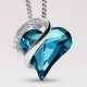 Love Heart Birthstone Healing Energy Necklace Love Heart Birthstone Healing Energy Necklace