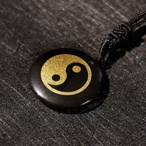 Amethyst Tiger Eye Green Aventurine Yin Yang Necklace Amethyst Tiger Eye Green Aventurine Yin Yang Necklace