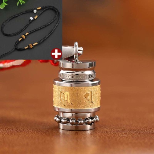 Tibetan Om Mani Padme Hum Wisdom Amulet Necklace Tibetan Om Mani Padme Hum Wisdom Amulet Necklace