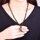 Black Obsidian Wolf Tooth Strength Necklace Pendant Black Obsidian Wolf Tooth Strength Necklace Pendant