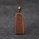 Lightning Struck Jujube Wood Taoist Luck Necklace Lightning Struck Jujube Wood Taoist Luck Necklace