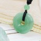 Lucky Coin Healing Crystal Gemstone Necklace