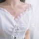 925 Silver Moonstone Love Planet Necklace Pendant 925 Silver Moonstone Love Planet Necklace Pendant