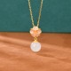 Hetian Jade Cherry Blossom Luck Pendant Set Hetian Jade Cherry Blossom Luck Pendant Set