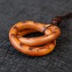 Lightning Struck Jujube Wood Yin Yang Taoist Necklace