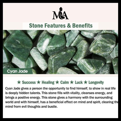Cyan Jade Peace Flower Healing Luck Necklace Pendant Cyan Jade Peace Flower Healing Luck Necklace Pendant
