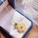 Four Leaf Clover Jade Prosperity Necklace Pendant