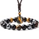 Tibetan Tiger's Eye Bracelet Necklace Set