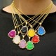 18K Gold Filled Laughing Buddha Jade Luck Necklace 18K Gold Filled Laughing Buddha Jade Luck Necklace