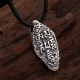 Tibetan 925 Silver Om Mani Padme Hum Necklace Pendant Tibetan 925 Silver Om Mani Padme Hum Necklace Pendant