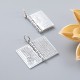 990 Silver Heart Sutra Mantra Peace Necklace 990 Silver Heart Sutra Mantra Peace Necklace