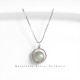 925 Silver Moonstone Love Planet Necklace Pendant 925 Silver Moonstone Love Planet Necklace Pendant