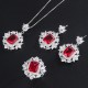 Emerald Red Corundum Confidence Courage Necklace Emerald Red Corundum Confidence Courage Necklace