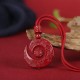Natural Cinnabar Luck Concentration Necklace Natural Cinnabar Luck Concentration Necklace