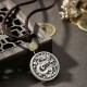 999 Silver Year of the Dragon Fu Hetian Jade Necklace 999 Silver Year of the Dragon Fu Hetian Jade Necklace
