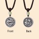 999 Silver Year of the Dragon Fu Hetian Jade Necklace 999 Silver Year of the Dragon Fu Hetian Jade Necklace