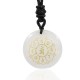 Om Mani Padme Hum Black Obsidian Strength Necklace Om Mani Padme Hum Black Obsidian Strength Necklace