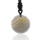 Om Mani Padme Hum Black Obsidian Strength Necklace Om Mani Padme Hum Black Obsidian Strength Necklace