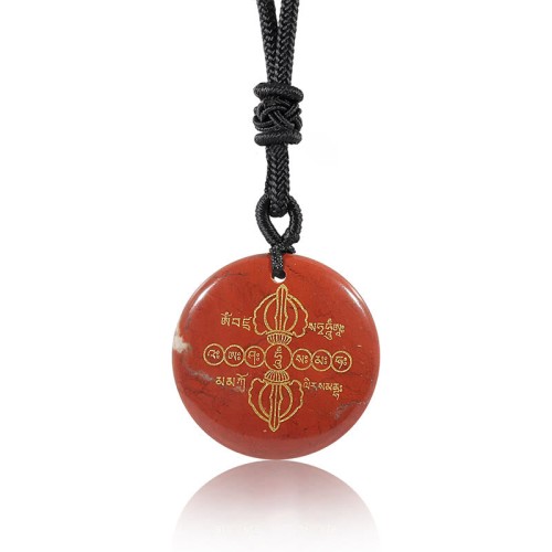 Vajra Dorje Black Obsidian Fulfillment Necklace
