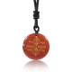 Vajra Dorje Black Obsidian Fulfillment Necklace