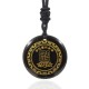 Swastika Lotus Crystal Obsidian Purification Necklace Pendant Swastika Lotus Crystal Obsidian Purification Necklace Pendant