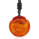 Swastika Lotus Crystal Obsidian Purification Necklace Pendant Swastika Lotus Crystal Obsidian Purification Necklace Pendant