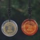 Swastika Lotus Crystal Obsidian Purification Necklace Pendant Swastika Lotus Crystal Obsidian Purification Necklace Pendant