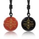 Vajra Dorje Black Obsidian Fulfillment Necklace