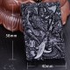 Black Obsidian Guan Gong Strength Necklace Pendant Black Obsidian Guan Gong Strength Necklace Pendant