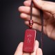 Cinnabar Lotus Heart Sutra Blessing Rope Necklace Cinnabar Lotus Heart Sutra Blessing Rope Necklace