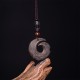 Ebony Wood Sandalwood Luck Design Peace Pendant