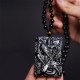 Black Obsidian Guan Gong Strength Necklace Pendant Black Obsidian Guan Gong Strength Necklace Pendant