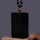 Black Obsidian Guan Gong Strength Necklace Pendant Black Obsidian Guan Gong Strength Necklace Pendant
