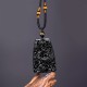 Black Obsidian Dragon Carved Protection Necklace Black Obsidian Dragon Carved Protection Necklace