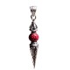 Cinnabar Sanskrit Dorje Vajra Blessing Necklace Cinnabar Sanskrit Dorje Vajra Blessing Necklace